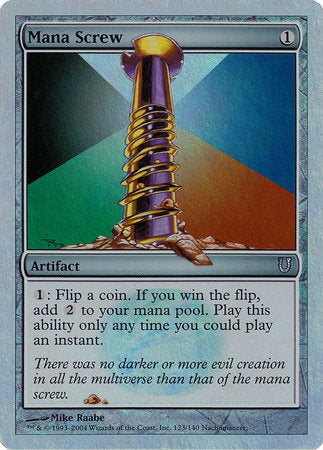 Mana Screw (Alternate Foil) [Unhinged] | GnG Games