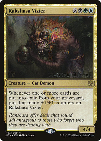 Rakshasa Vizier [Khans of Tarkir Promos] | GnG Games