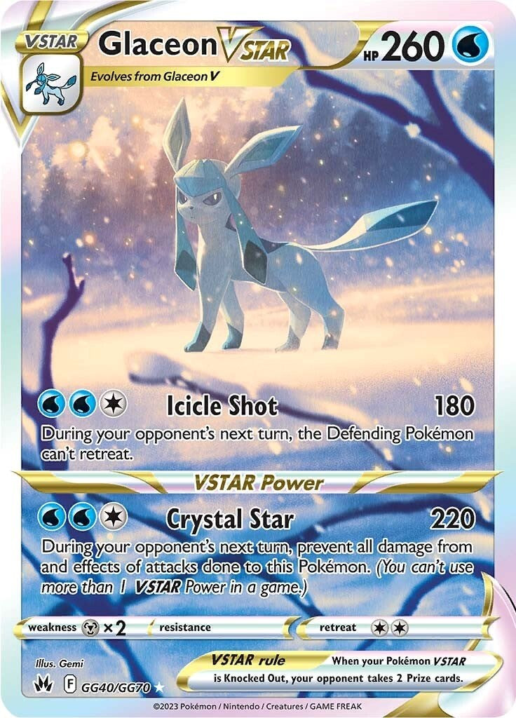 Glaceon VSTAR (GG40/GG70) [Sword & Shield: Crown Zenith] | GnG Games