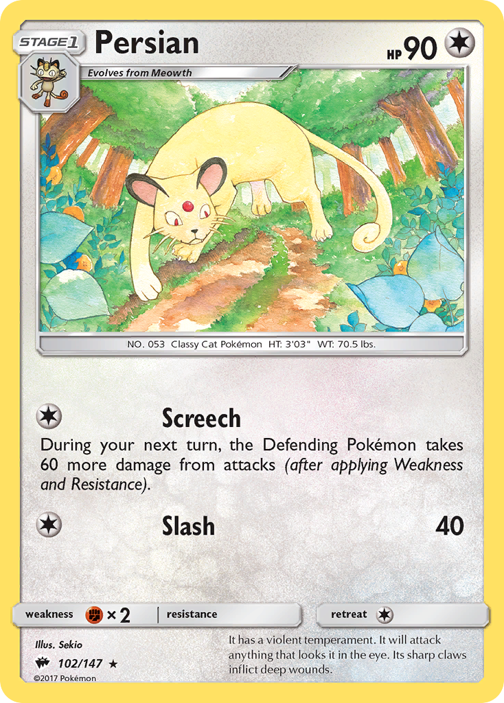 Persian (102/147) [Sun & Moon: Burning Shadows] | GnG Games