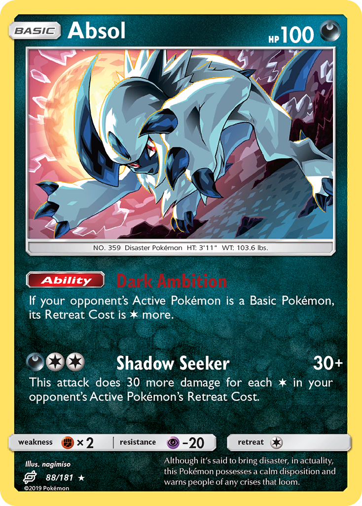 Absol (88/181) [Sun & Moon: Team Up] | GnG Games