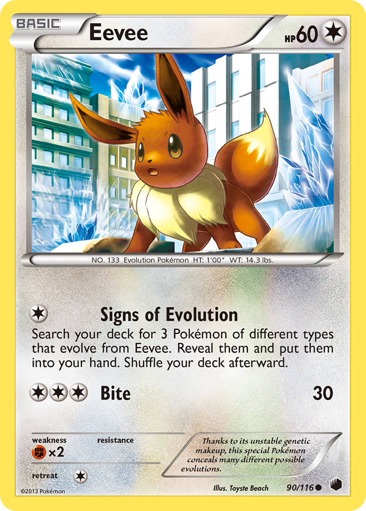 Eevee (90/116) [Black & White: Plasma Freeze] | GnG Games