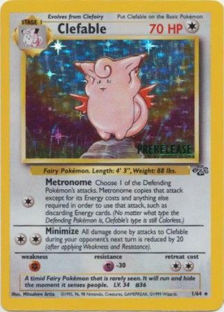 Clefable (1/64) (Prerelease Promo) [Jungle Unlimited] | GnG Games