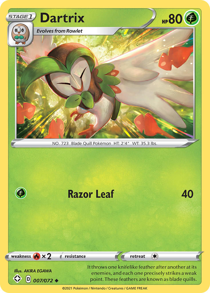 Dartrix (007/072) [Sword & Shield: Shining Fates] | GnG Games