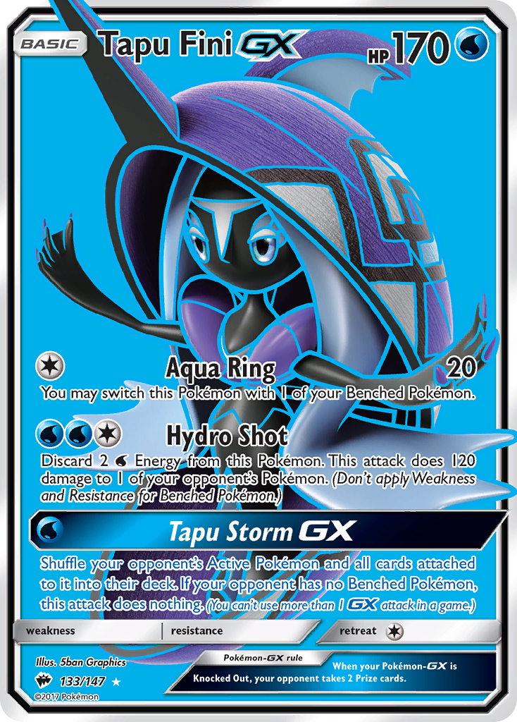 Tapu Fini GX (133/147) [Sun & Moon: Burning Shadows] | GnG Games