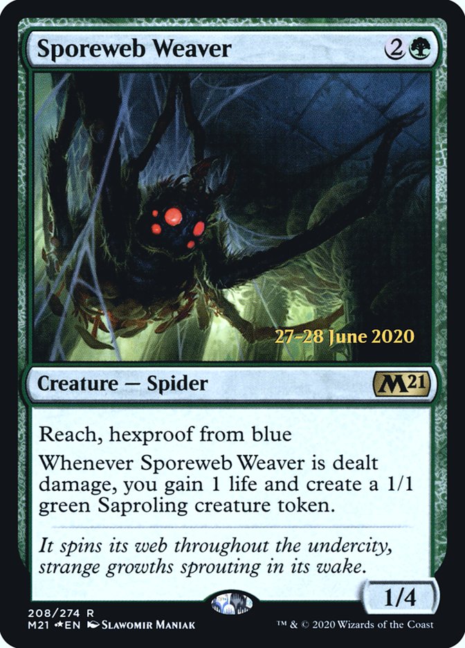 Sporeweb Weaver  [Core Set 2021 Prerelease Promos] | GnG Games