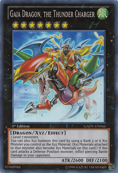 Gaia Dragon, the Thunder Charger [GAOV-EN046] Super Rare | GnG Games