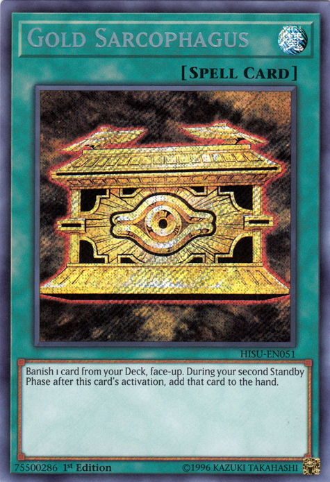 Gold Sarcophagus [HISU-EN051] Secret Rare | GnG Games
