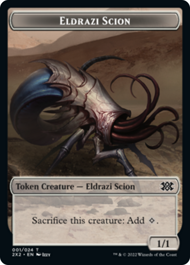 Zombie // Eldrazi Scion Double-sided Token [Double Masters 2022 Tokens] | GnG Games