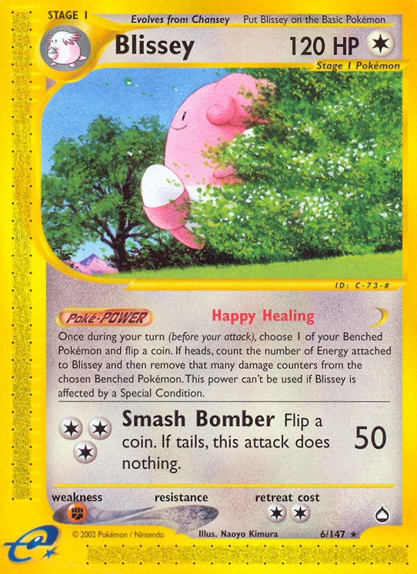 Blissey (6/147) [Aquapolis] | GnG Games