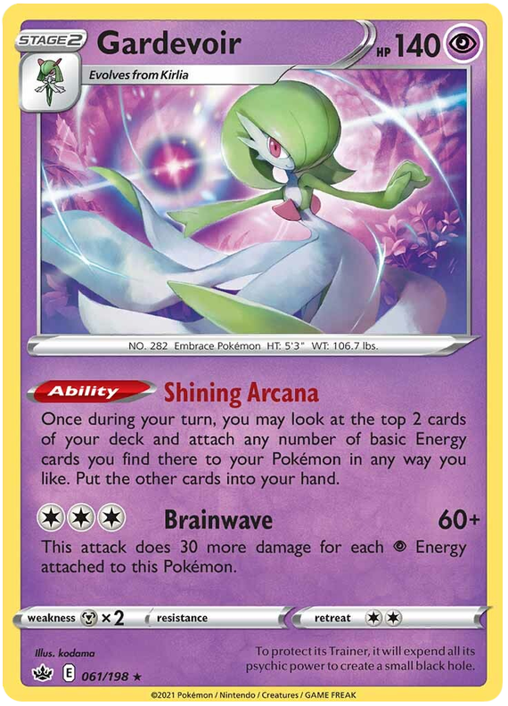 Gardevoir (061/198) (Theme Deck Exclusive) [Sword & Shield: Chilling Reign] | GnG Games