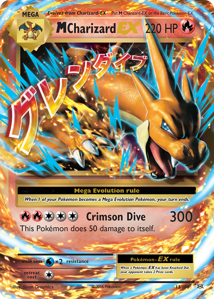 M Charizard EX (13/108) [XY: Evolutions] | GnG Games
