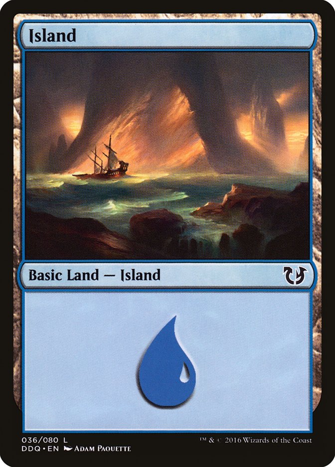 Island (36) [Duel Decks: Blessed vs. Cursed] | GnG Games