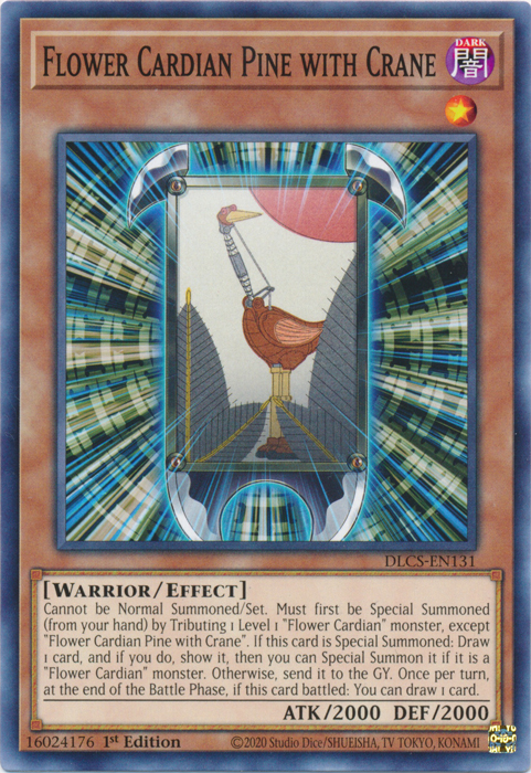 Flower Cardian Pine with Crane [DLCS-EN131] Common | GnG Games