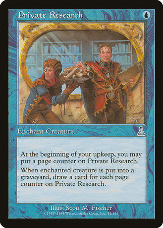 Private Research [Urza's Destiny] | GnG Games