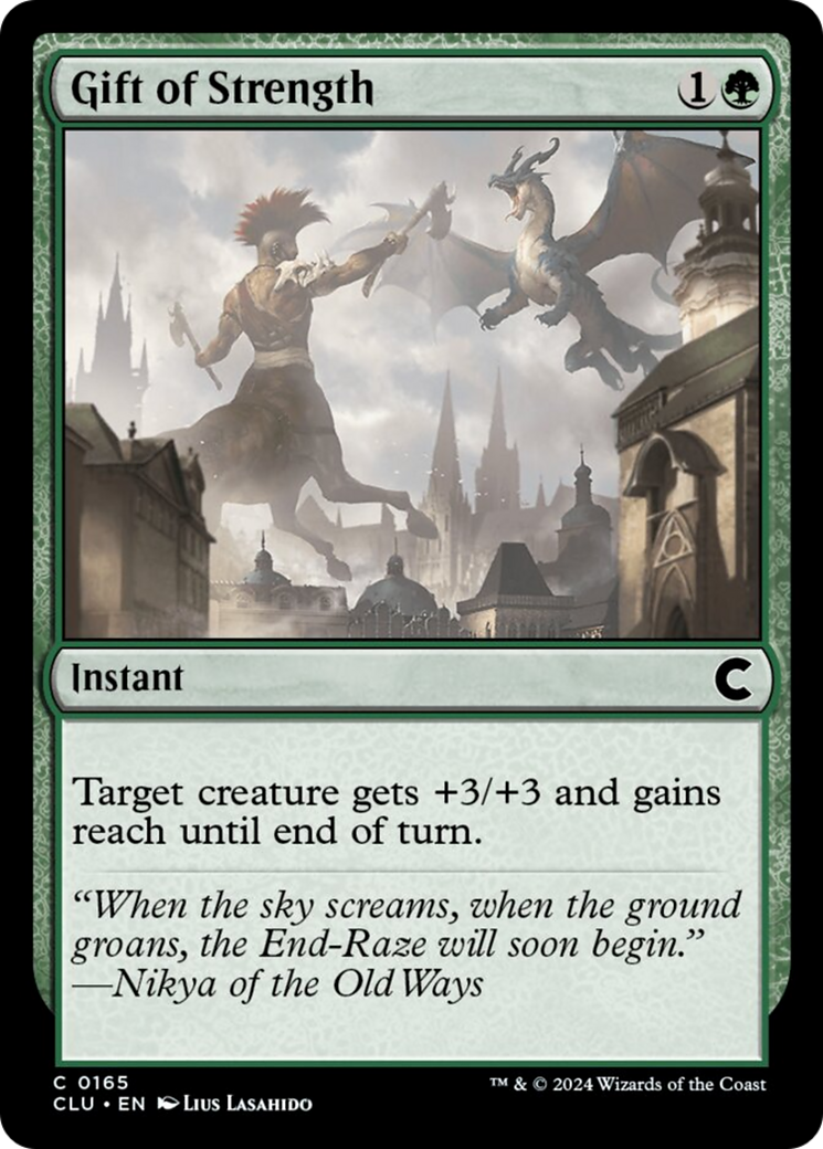 Gift of Strength [Ravnica: Clue Edition] | GnG Games