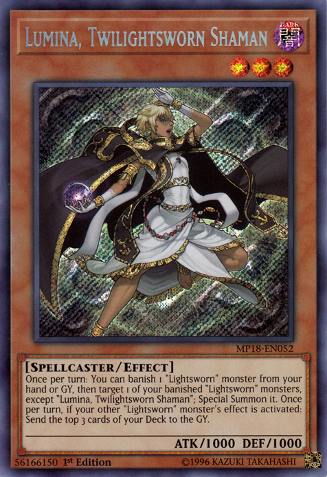 Lumina, Twilightsworn Shaman [MP18-EN052] Secret Rare | GnG Games