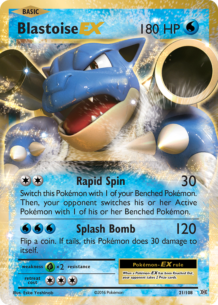 Blastoise EX (21/108) [XY: Evolutions] | GnG Games