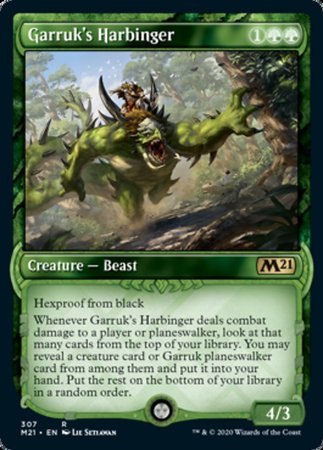 Garruk's Harbinger (Showcase) [Core Set 2021] | GnG Games