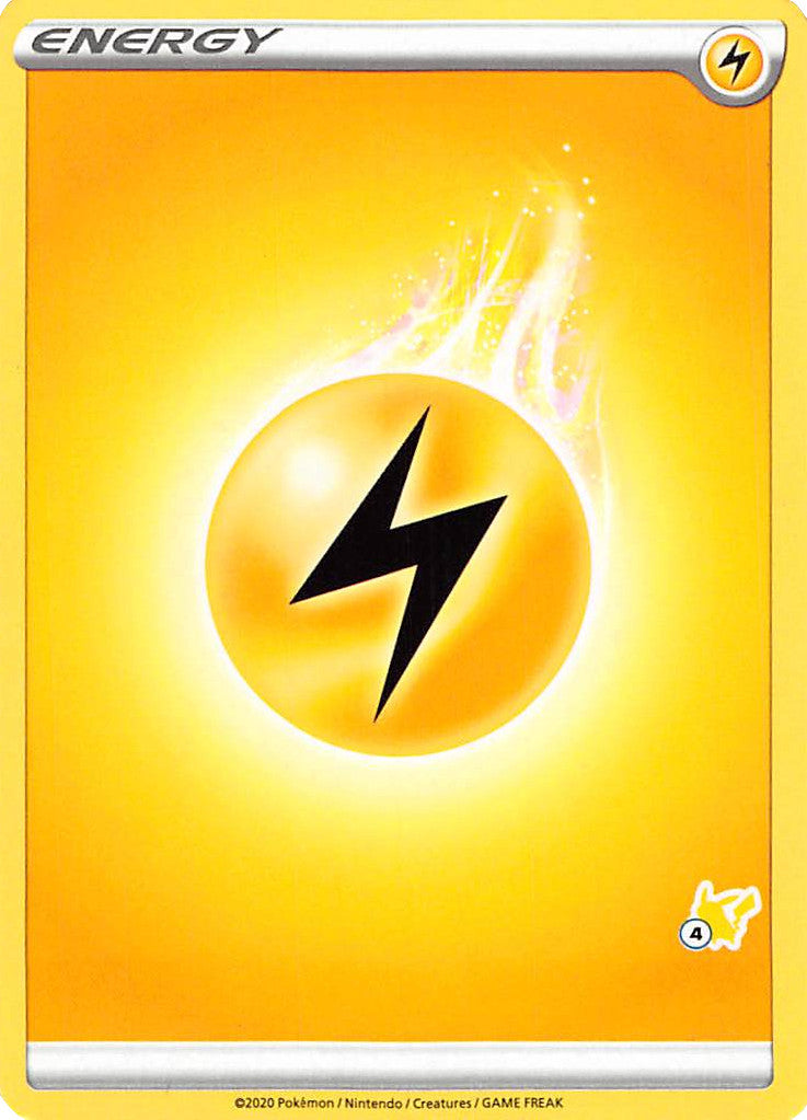 Lightning Energy (Pikachu Stamp #4) [Battle Academy 2022] | GnG Games