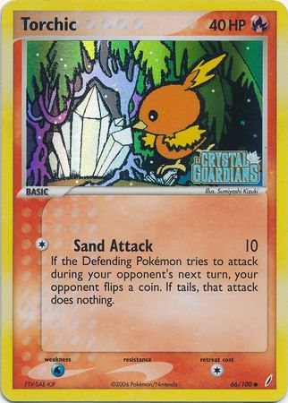 Torchic (66/100) (Stamped) [EX: Crystal Guardians] | GnG Games