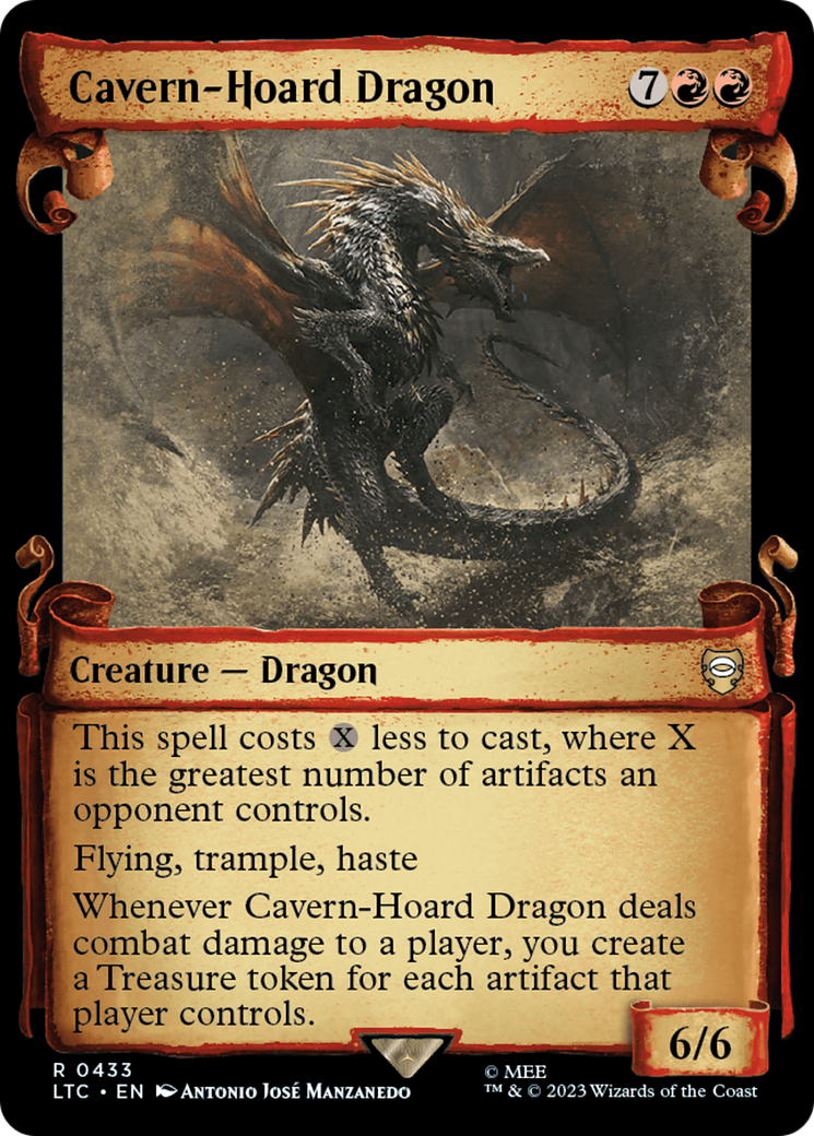 Cavern-Hoard Dragon [The Lord of the Rings: Tales of Middle-Earth Commander Showcase Scrolls] | GnG Games