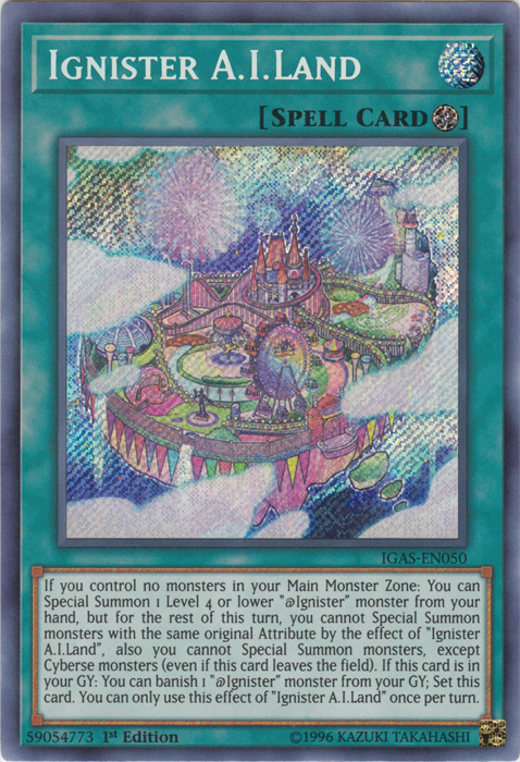Ignister A.I.Land [IGAS-EN050] Secret Rare | GnG Games