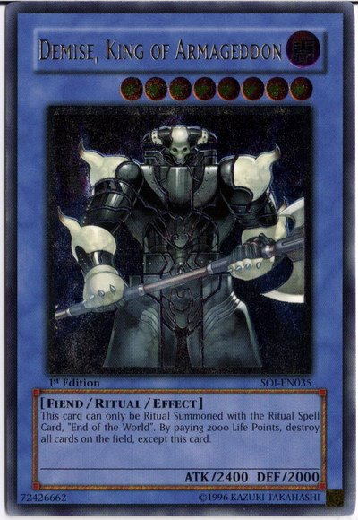 Demise, King of Armageddon (UTR) [SOI-EN035] Ultimate Rare | GnG Games