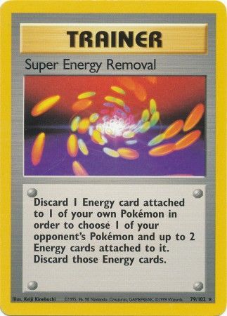 Super Energy Removal (79/102) [Base Set Unlimited] | GnG Games