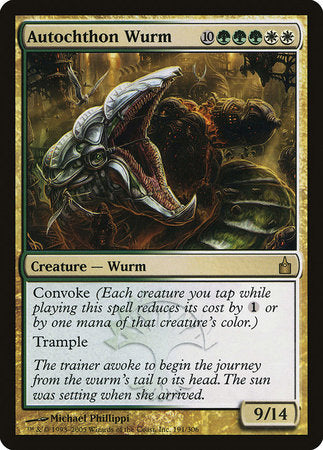 Autochthon Wurm [Ravnica: City of Guilds] | GnG Games