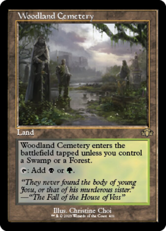 Woodland Cemetery (Retro) [Dominaria Remastered] | GnG Games