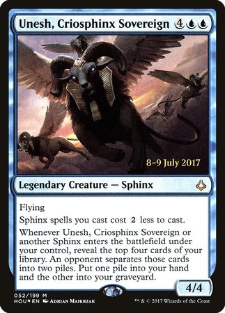 Unesh, Criosphinx Sovereign [Hour of Devastation Promos] | GnG Games