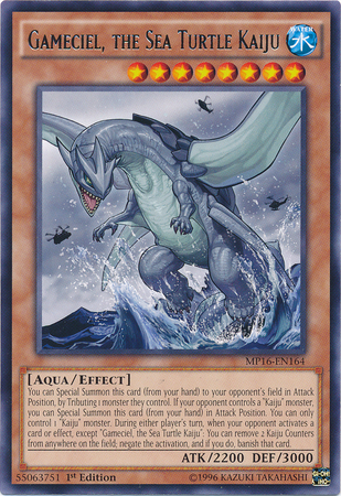 Gameciel, the Sea Turtle Kaiju [MP16-EN164] Rare | GnG Games