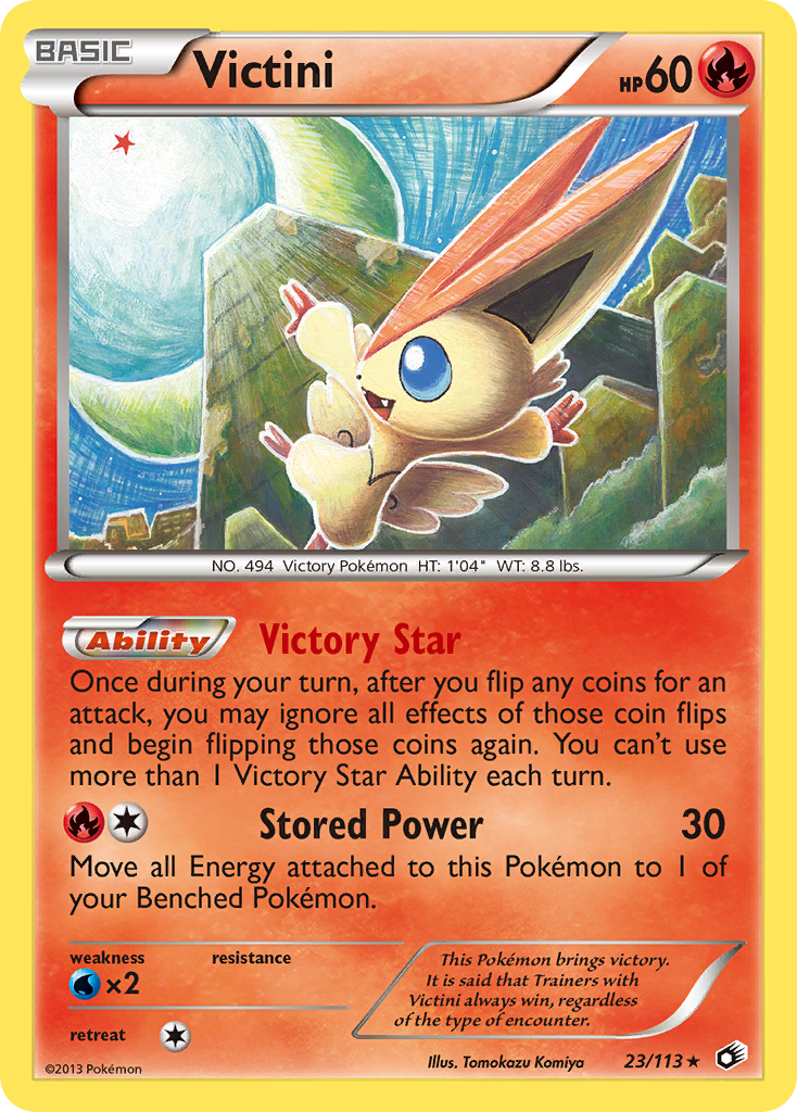 Victini (23/113) (Theme Deck Exclusive) [Black & White: Legendary Treasures] | GnG Games