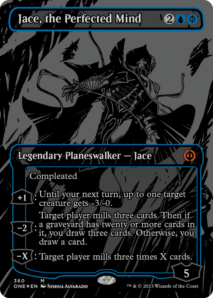 Jace, the Perfected Mind (Oil Slick Raised Foil) [Phyrexia: All Will Be One] | GnG Games