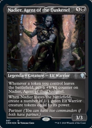 Nadier, Agent of the Duskenel (Foil Etched) [Commander Legends] | GnG Games