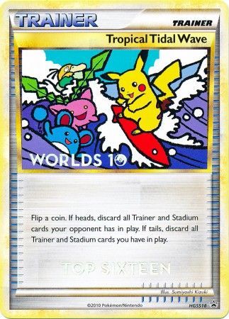 Tropical Tidal Wave (HGSS18) (Top 16) [HeartGold & SoulSilver: Black Star Promos] | GnG Games