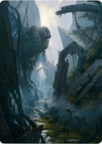 Swamp 2 Art Card [Zendikar Rising Art Series] | GnG Games