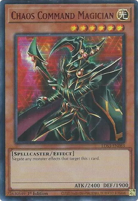 Chaos Command Magician (Red) [LDS3-EN083] Ultra Rare | GnG Games