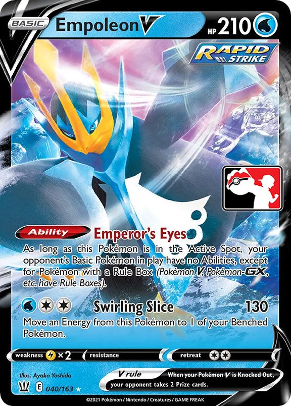 Empoleon V (040/163) [Prize Pack Series One] | GnG Games