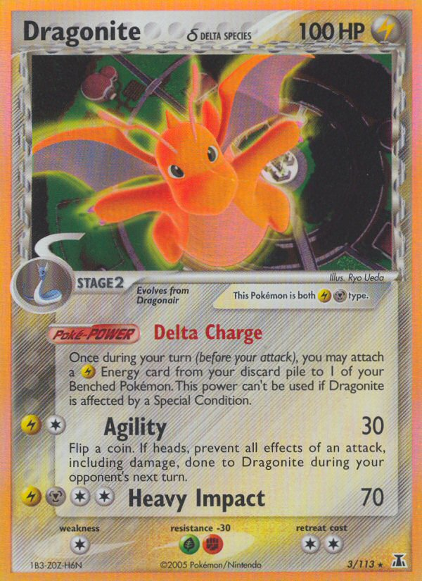 Dragonite (3/113) (Delta Species) [EX: Delta Species] | GnG Games