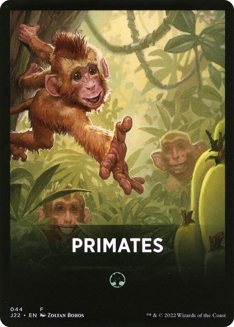 Primates Theme Card [Jumpstart 2022 Front Cards] | GnG Games