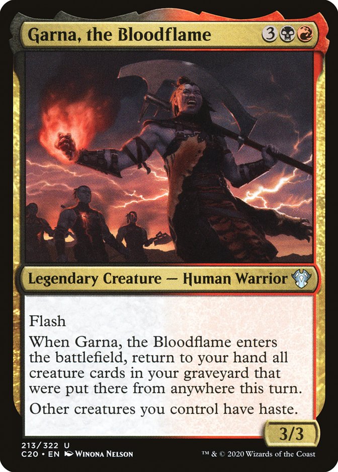 Garna, the Bloodflame [Commander 2020] | GnG Games