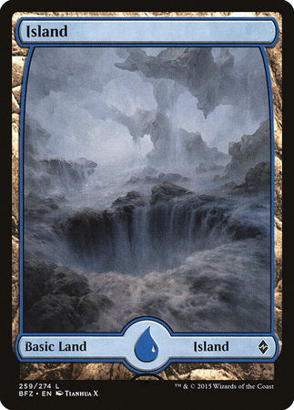 Island (259) - Full Art [Battle for Zendikar] | GnG Games