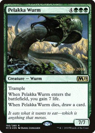 Pelakka Wurm [Core Set 2019 Promos] | GnG Games