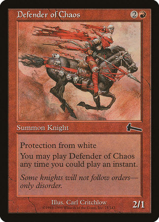 Defender of Chaos [Urza's Legacy] | GnG Games