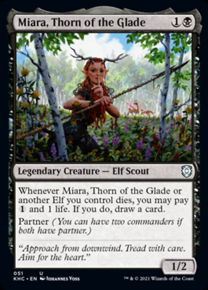 Miara, Thorn of the Glade [Kaldheim Commander] | GnG Games