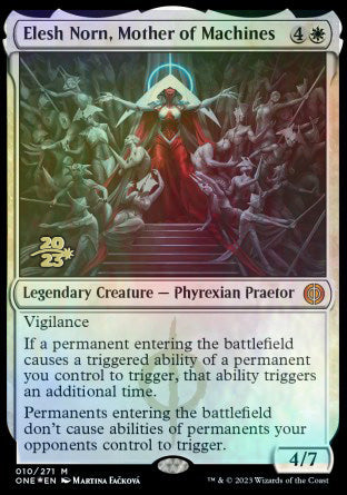 Elesh Norn, Mother of Machines [Phyrexia: All Will Be One Prerelease Promos] | GnG Games