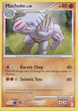 Machoke (4/11) [Diamond & Pearl: Trainer Kit - Lucario] | GnG Games