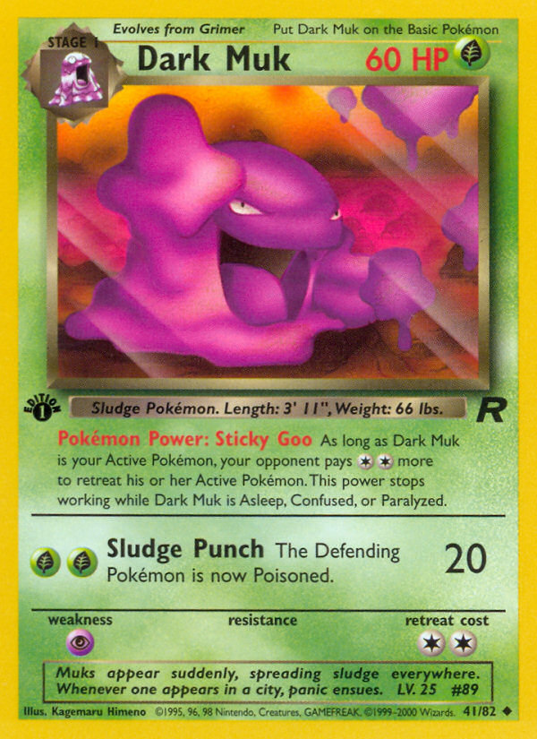 Dark Muk (41/82) [Team Rocket 1st Edition] | GnG Games